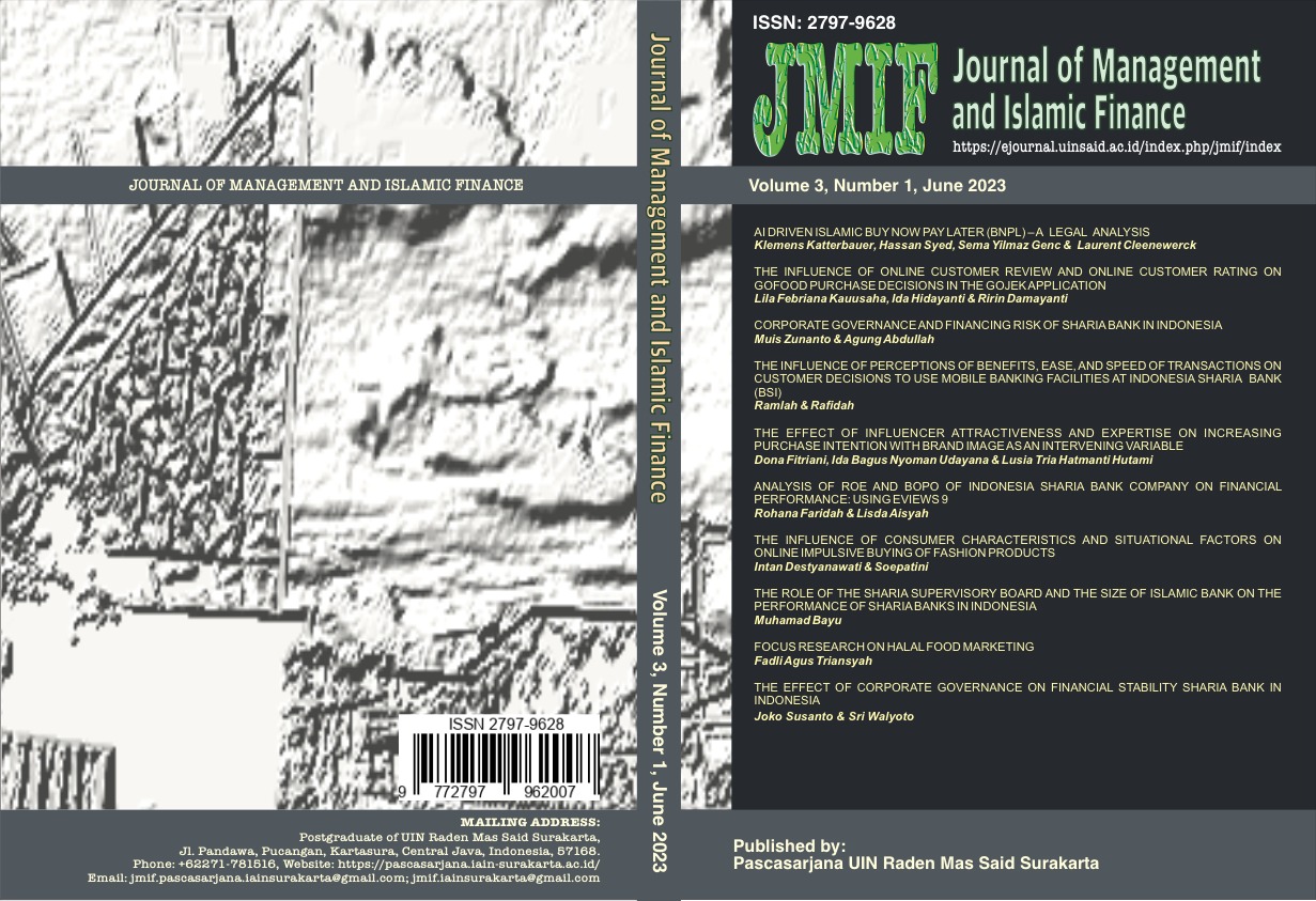 					View Vol. 3 No. 1 (2023): Journal of Management and Islamic Finance
				